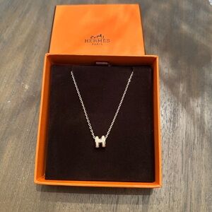 Hermès Mini Pop H Rose Gold Pendant and Necklace
